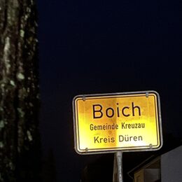Ortsschild Boich